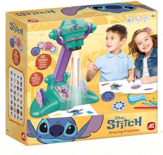 AS Προτζέκτορας Ζωγραφικής Stitch για Παιδιά 3+ Ετών