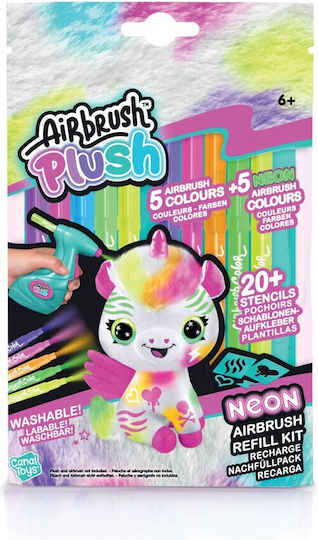 Canal Toys Ζωγραφική Airbrush Plush - Refill Neon Kit X 10 Marks για Παιδιά 6+ Ετών