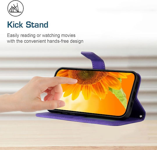 Sun Flower Wallet Violet (TCL 60R 5G)