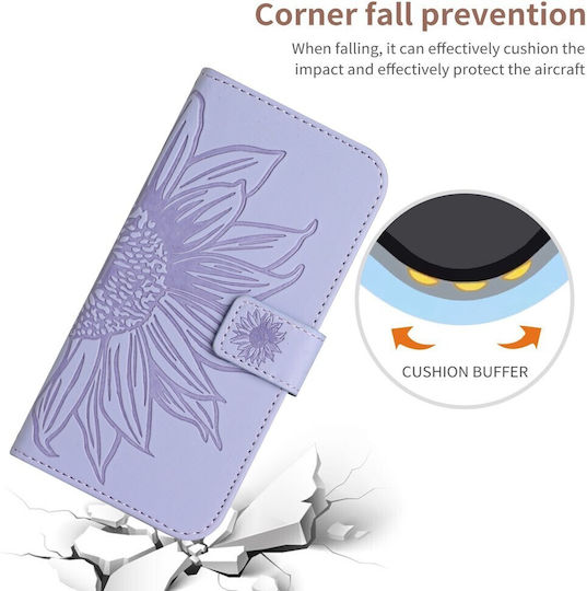 Sun Flower Wallet Violet (TCL 60R 5G)