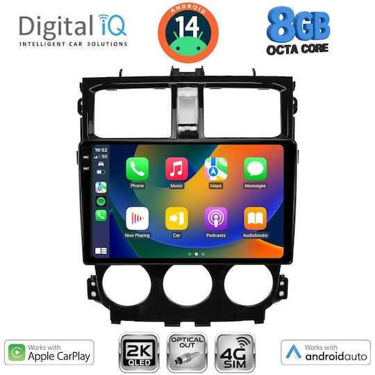 Digital IQ Ηχοσύστημα Αυτοκινήτου για Mitsubishi Colt 2013-2023 (Bluetooth/USB/WiFi/GPS/Apple-Carplay/Android-Auto) με Οθόνη Αφής 9"