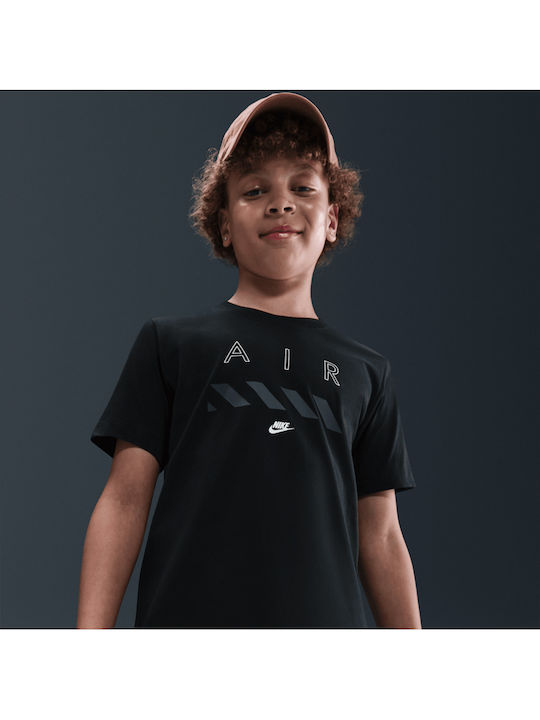 Παιδικό T-shirt Μαύρο Air