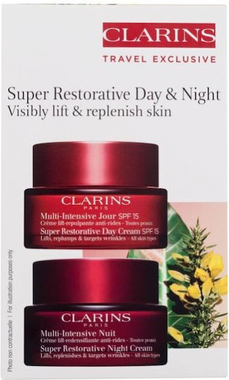 Clarins Multi-Intensive Day & Night Set Îngrijire pentru Anti-îmbătrânire & Hidratare 2buc