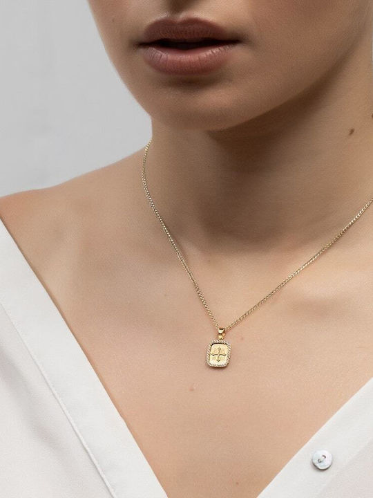 Eforo Halskette Konstantin Talisman aus Gold 14K