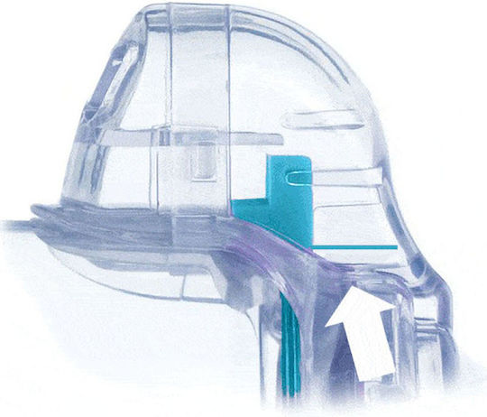 Novama Pulma I Cameră de Inhalare cu Mască pentru Copii 0 18 Luni Capacitate 175 Ml Fabricată din Material ABS Antistatic
