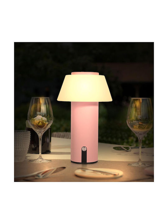 Lampa Ecvivk Decorative Lamp Mushroom Pink