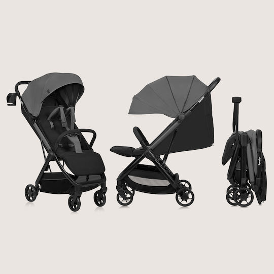 Lionelo Julie Air Kinderwagen Geeignet ab 6+ Monaten Gray Stone