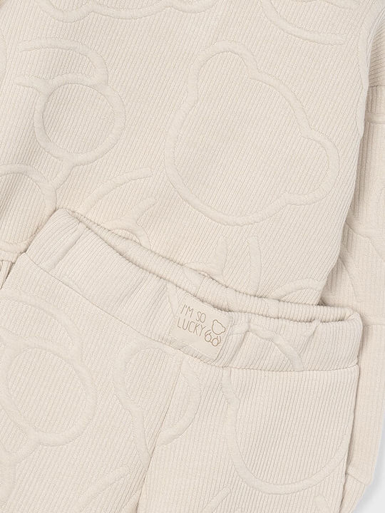 Kinder-Set mit Hose Winter 2Stück Beige