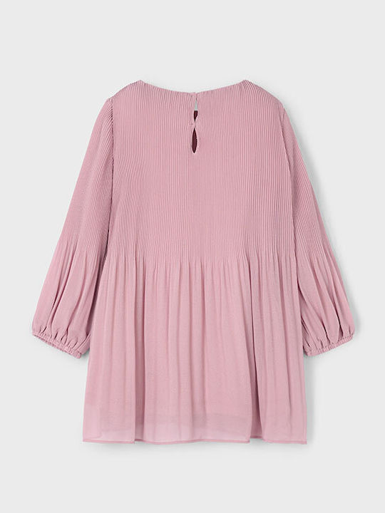 Children's Dress Long Sleeve Pink