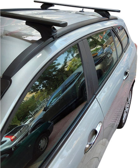 Menabo Kit Car Roof Bars with Roof Rack Legs Menabo Aluminum Sonic Black Fiat Tipo Sw 2016-2020 2020+ 2 Pieces Mb.ftipo.06
