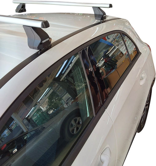 Menabo Kit Car Roof Bars with Roof Rack Legs Menabo Aluminum Omega Medium Mercedes W177 A Class 2018+ 2 Pieces Mb.mw177.01