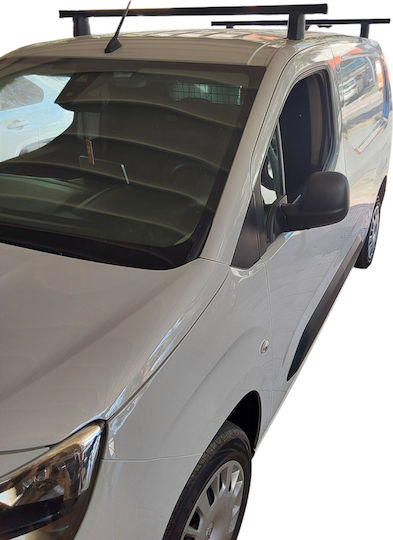 Nordrive Kit Car Roof Bars Legs Nordrive Kargo Iron Black Opel Combo Cargo 2018+ 2 Pieces Mb.ocombo.10