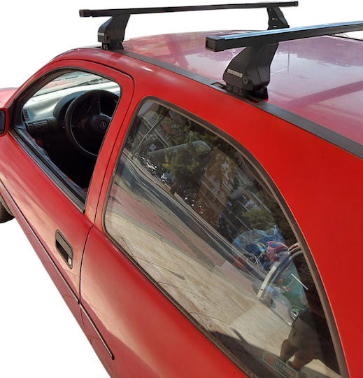Menabo Kit Car Roof Bars Legs Menabo Aluminum Omega Medium Opel Corsa B 1993-2001 2 Pieces Mb.ocorsab.16
