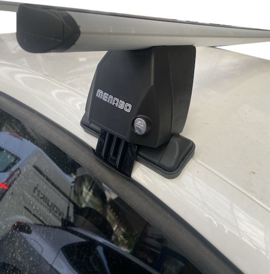 Menabo Kit Car Roof Bars with Roof Rack Legs Menabo Aluminum Al2 Seat Ibiza 2008-2017 2 Pieces Mb.sibiza.23