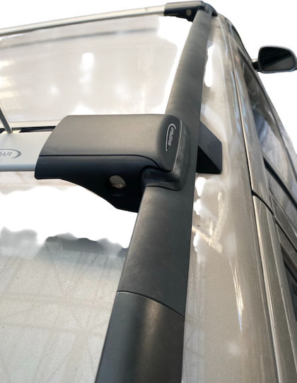Whispbar Комплект Таванни Стелки За Автомобил Крака Yakima Алуминиева Черна Ограда Бар Стандарт Шкода Октавия 5 Sw 2005-2013 2 Бройки Мп.soctavia5.13