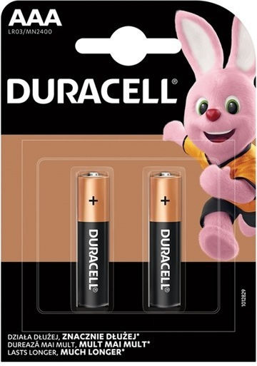 Duracell Αλκαλικές Μπαταρίες AAA 1.5V 2τμχ