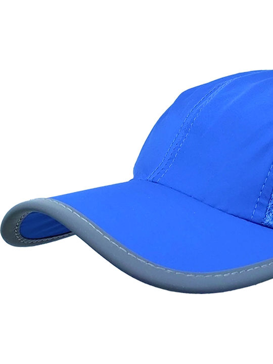 Șapcă Jockey Microfibră Uscare Rapidă Pentru Bărbați Culoare Albastru Brims Trims