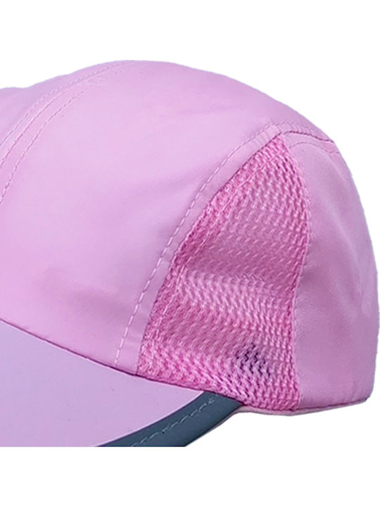 Καπέλο Τζόκεϊ Microfiber Fast Dry Ανδρικό Χρώματος Ροζ Brims Trims