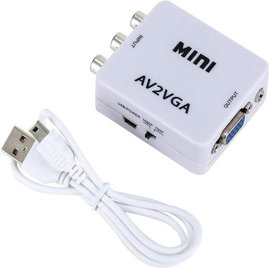 Конвертор VGA мъжки към VGA женски 1бр 111734