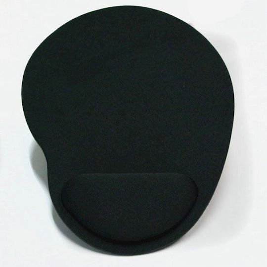 Setty GSM108795 Mouse Pad (180mm) με Στήριξη Καρπού Μαύρο