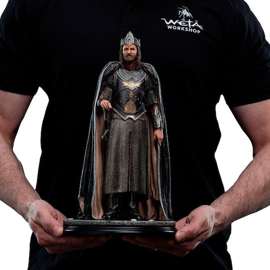 Weta Workshop Lord of the Rings: King Aragorn Figure height 34cm at Scale 1:6