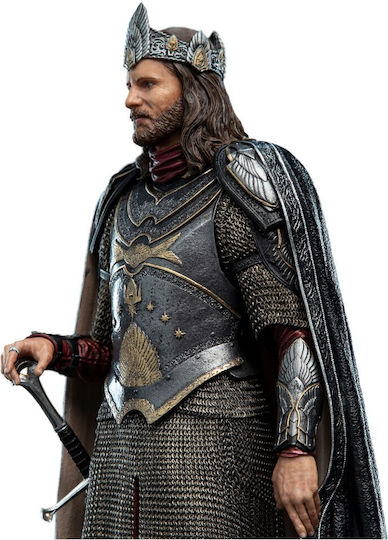 Weta Workshop Lord of the Rings: King Aragorn Figure height 34cm at Scale 1:6