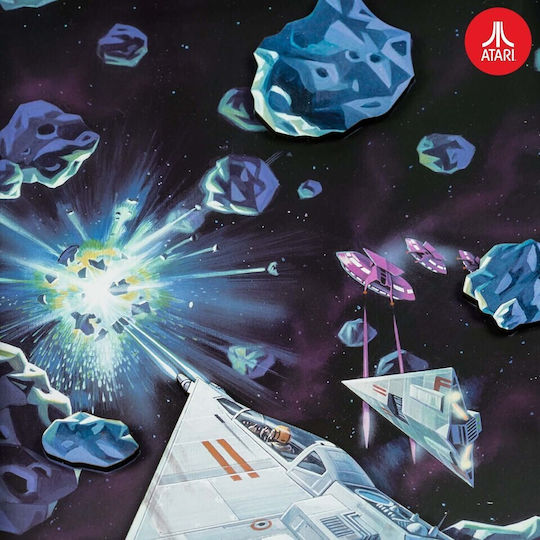 Официално 3D стенна декорация на Atari - Колекция Asteroids