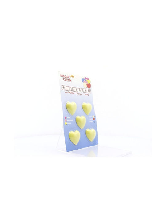 HOMie Fragrance Wardrobe Moth repellent Heart with Fragrance Gardenia 5pcs