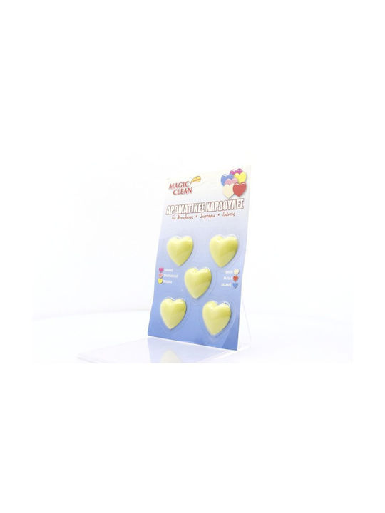 HOMie Fragrance Wardrobe Moth repellent Heart with Fragrance Gardenia 5pcs