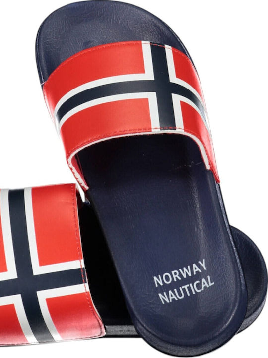 Men's Blue Slides