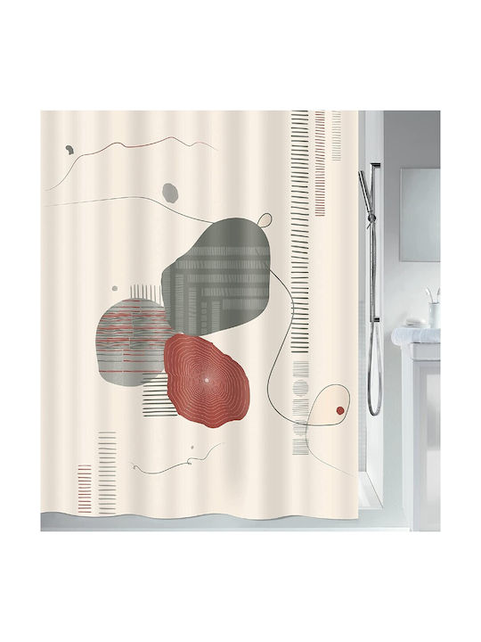 Spirella Teiva Κουρτίνα Μπάνιου 180x200cm Teiva 02075.001