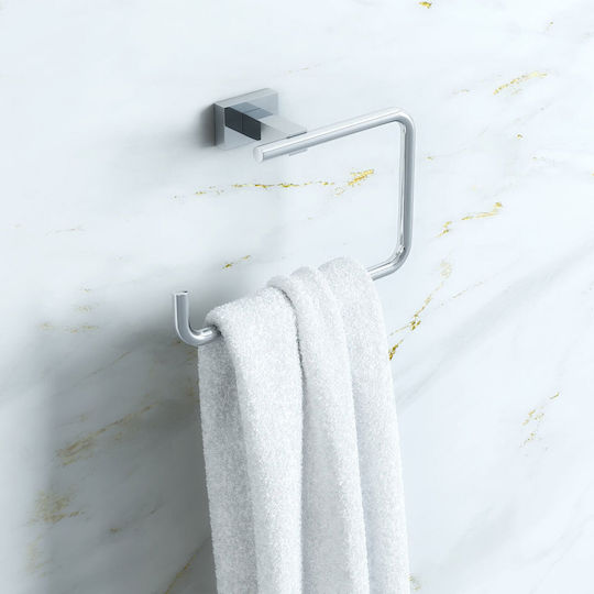 Grohe Cube Link de Baie Simplu cu șuruburi ​18.6x18.6cm Argintiu