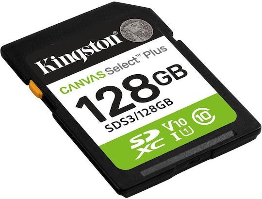Kingston Canvas Select Plus SDXC 128GB U1 V10 UHS-I 150MB/s