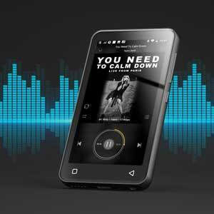 Innioasis ‎g1 Mp3/mp4 MP3 Player (80GB) με LCD Οθόνη Αφής 4" Μαύρο