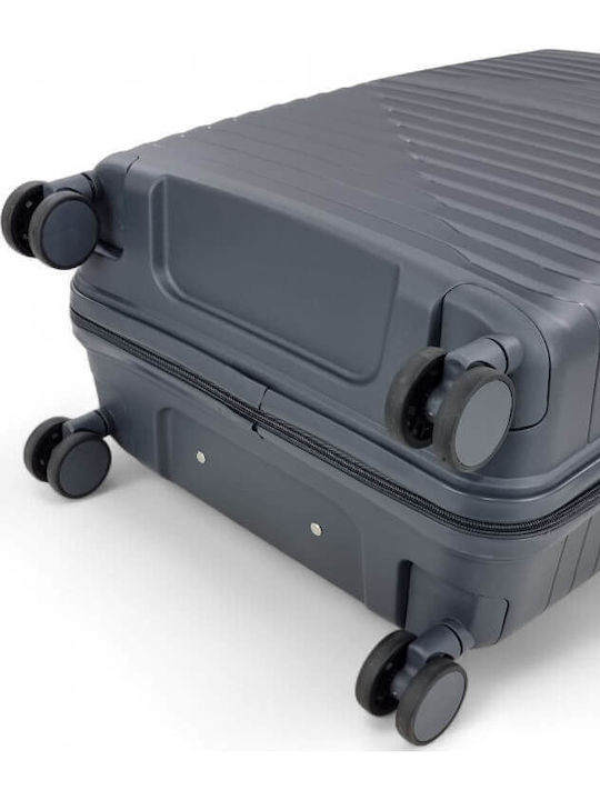 Playful Bags Valize de Călătorie Dure Gri cu 4 roți Set 2buc