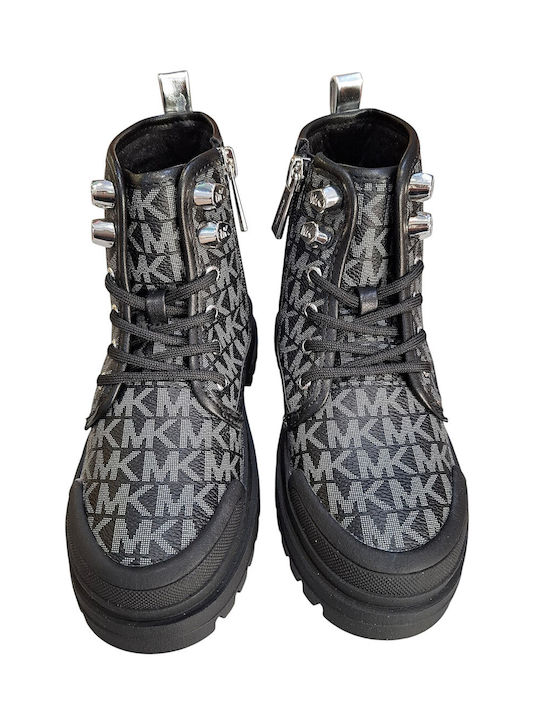 Kids Boots with Laces Black