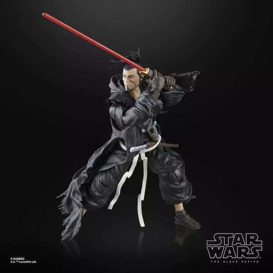 Hasbro Star Wars: Star Wars: Visions Black Series The Ronin Action Figure Height 15cm Scale 1:11