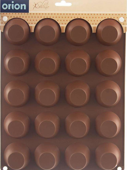 Orion Non-stick Silicone Cupcakes & Muffins Baking Pan 5x23.5x2cm 20pcs