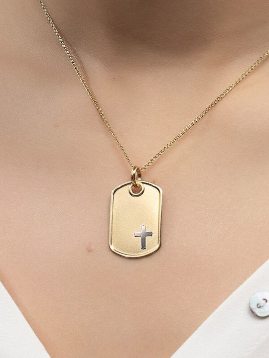 Eforo Eforo Charm Talisman Konstantin aus 14K Gold