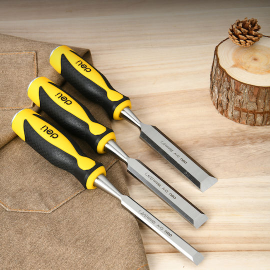 Deli 25mm with Non-Slip Handle 3pcs