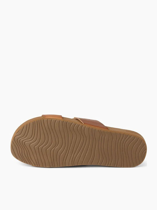 Cushion Flache Sandalen für Damen in Tabac Braun Farbe