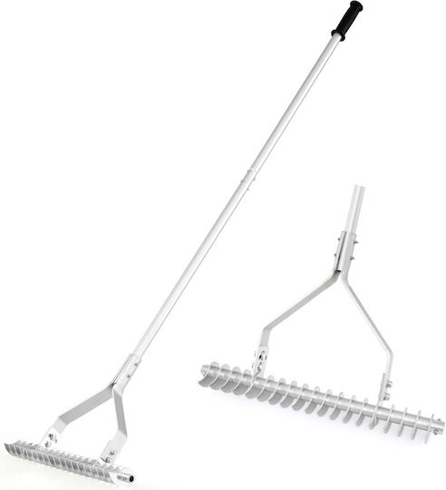 Costway NP12138 Gartenrechen Bogenharke mit Stiel