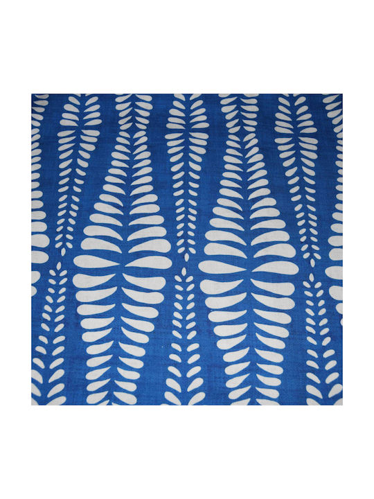 Decocraft Sofa-Kissen aus 100% Baumwolle Blau 35x55cm