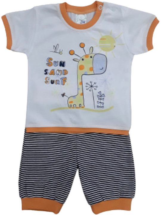 Kids' Set with Pants Summer 2pcs Orange