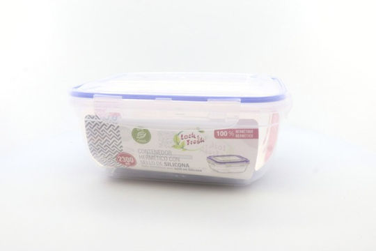 Dunya Cutie pentru Mâncare Plastic Transparent 2300ml 1buc