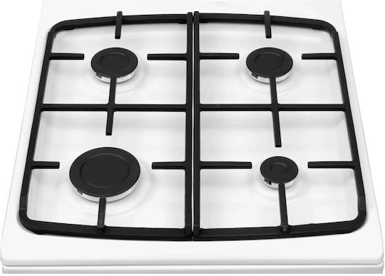Hansa Aragaz 62lt cu Plite pe Gaz Lichefiat & Electricitate L50cm. Albă