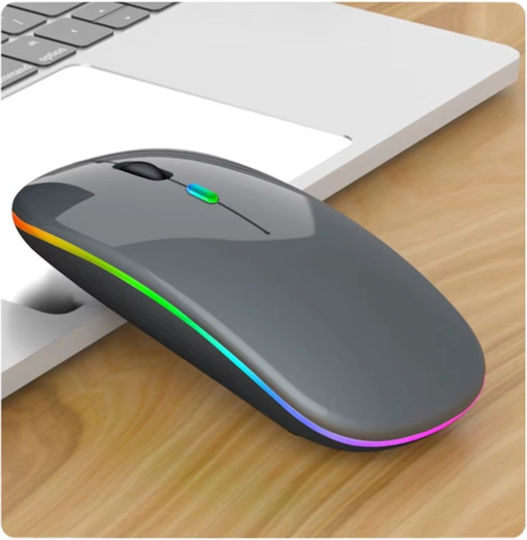 Ασύρματο RGB Gaming Ποντίκι Γκρι