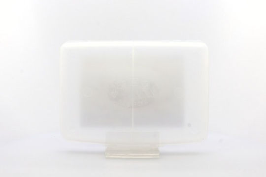 Cyclops Plastic Transparent Lunch Box With Compartments 23.5x16.5cm