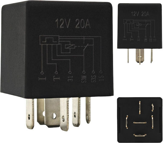 6-Pin 12V 20A Relais Für Scheibenwischer Kompatibel Mit VW
