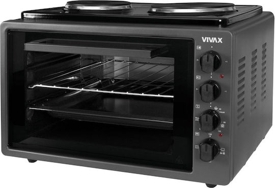 Vivax MO-4201 Cuptor electric 42lt cu 2 arzatoare si aer Negru